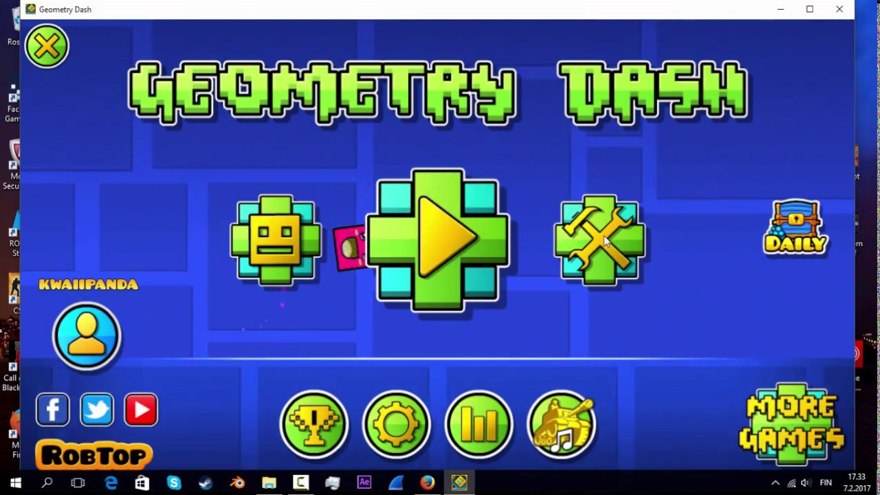 geometry dash online free version
